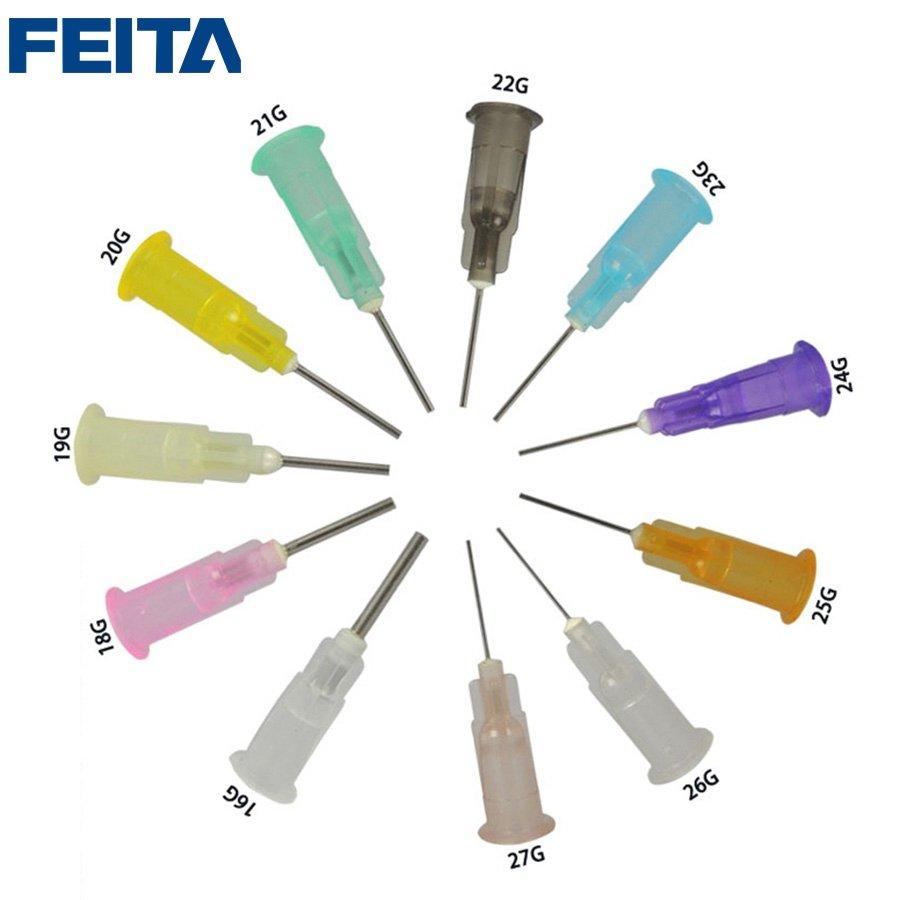 Flat Type Glue Needles Liquid Glue Dispensing Needles Tips