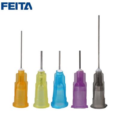 1/4'' 1/2" 1'' Tips Length Flat Type Glue Needles Liquid Glue Dispensing Needles Tips