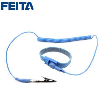 LEKO PU L=1.8M, 2.4M, 3M Wired Anti-Static ESD Wrist Strap Discharge Band Grounding Static-Release