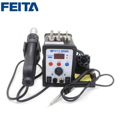 FEITA 8586 Mobile Repair Tools Soldering Desoldering Station 2 in 1 Hot Air Rework Heat Gun Electric Solder Iron Set