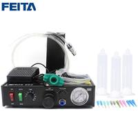 FEITA-982 Semi-automatic Soldering Paste Dispenser Glue Dispensers Dispensing Machine Equipment for LED, Electronics Label Stick